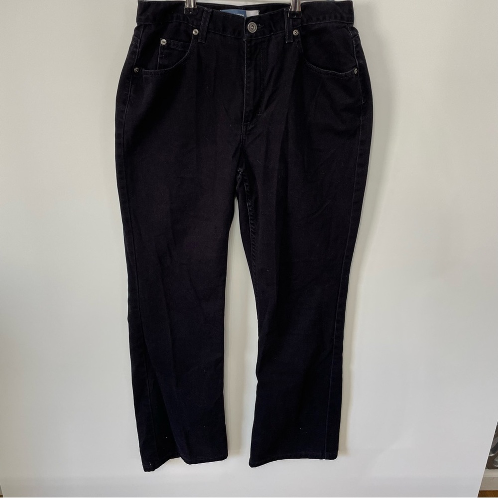 Liz Claiborne Bootcut Black Jeans Womens 12 indie Sleaze Western Streetwear Gorp